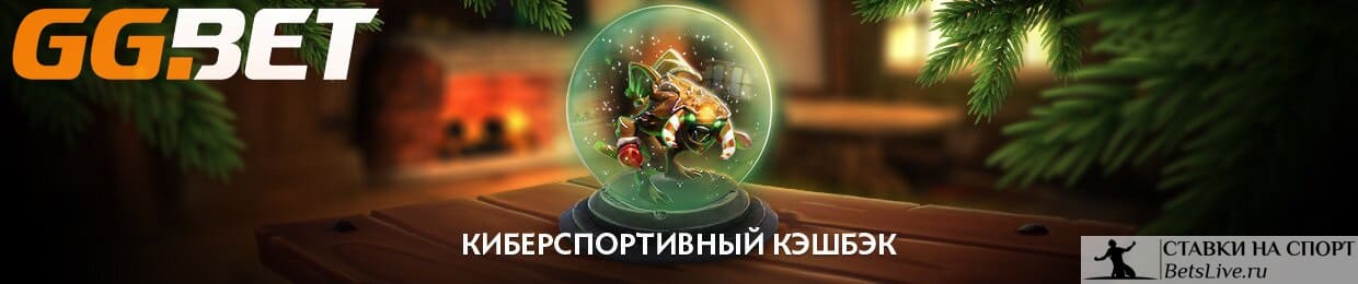 Киберспортивный кэшбэк акция от GGBet