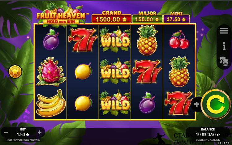 Fruit Heaven Hold and Win автомат