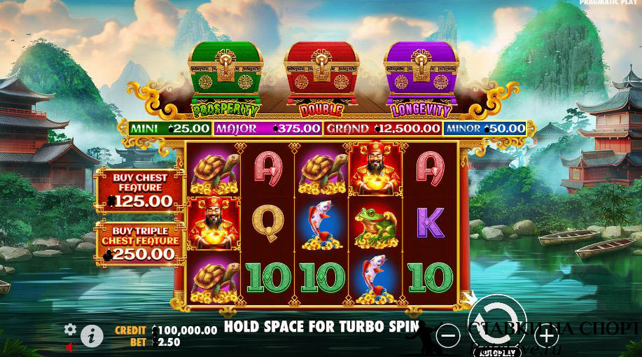 Обзор на Chests of Cai Shen игровой автомат