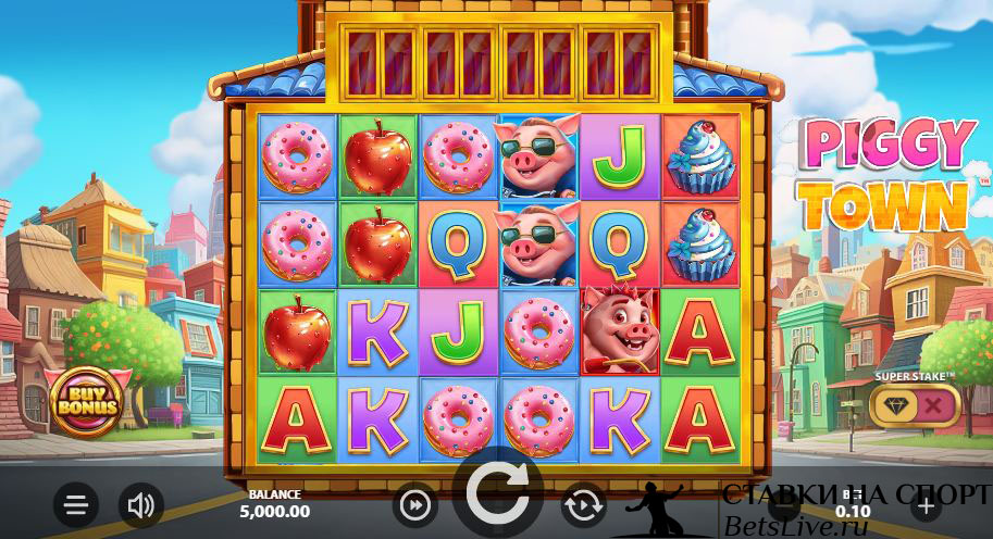 Обзор на Piggy Town игровой автомат