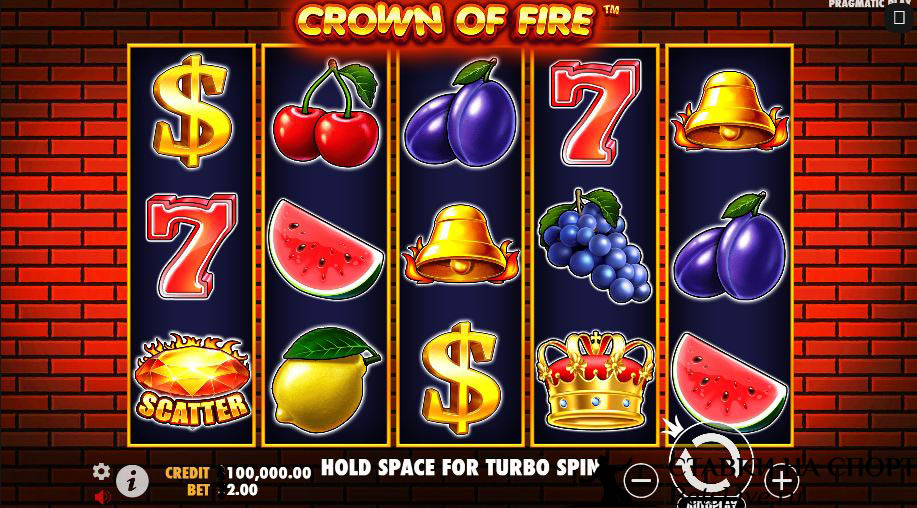 Обзор на Crown of Fire игровой автомат