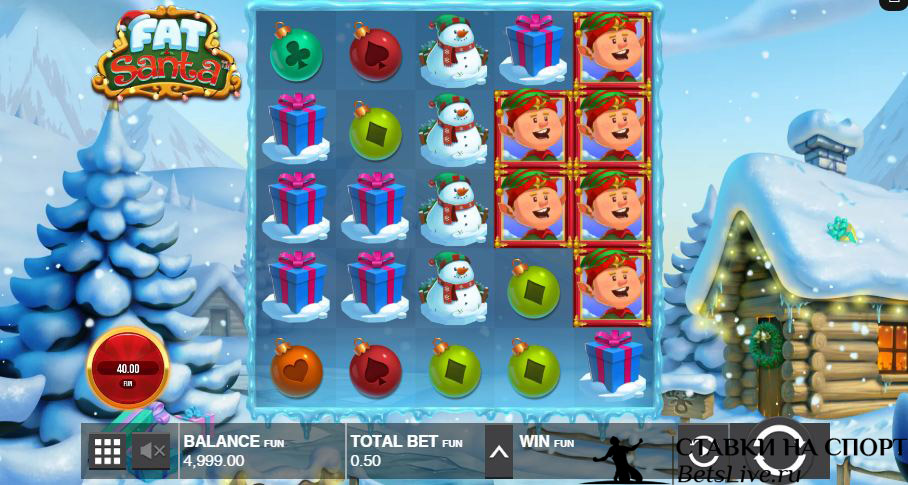 Обзор на Fat Santa игровой автомат