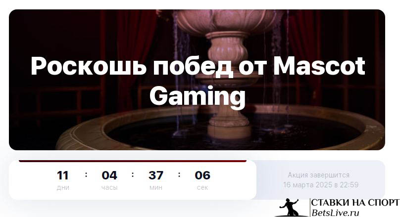До х25000 от Mascot Gaming в 1win