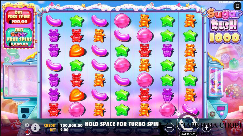 Обзор на Sugar Rush 1000