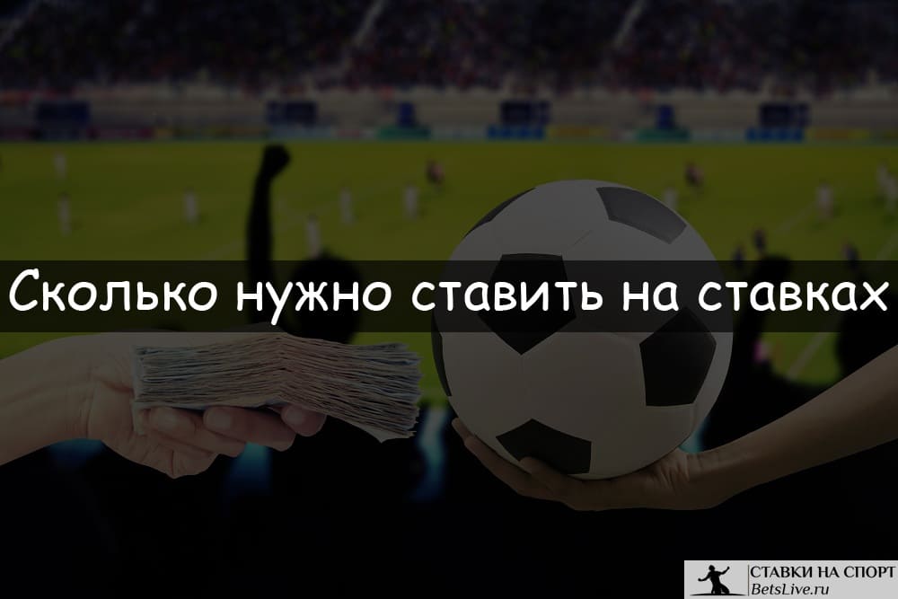 Сколько нужно ставить на ставках