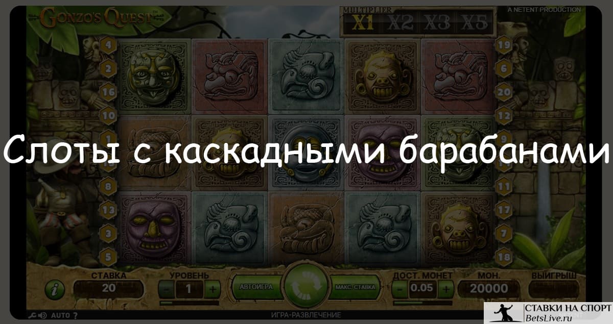 Слоты с каскадными барабанами