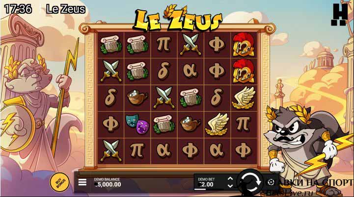 Обзор на Le Zeus слот