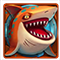 Razor Shark Jackpots играть оранжевая