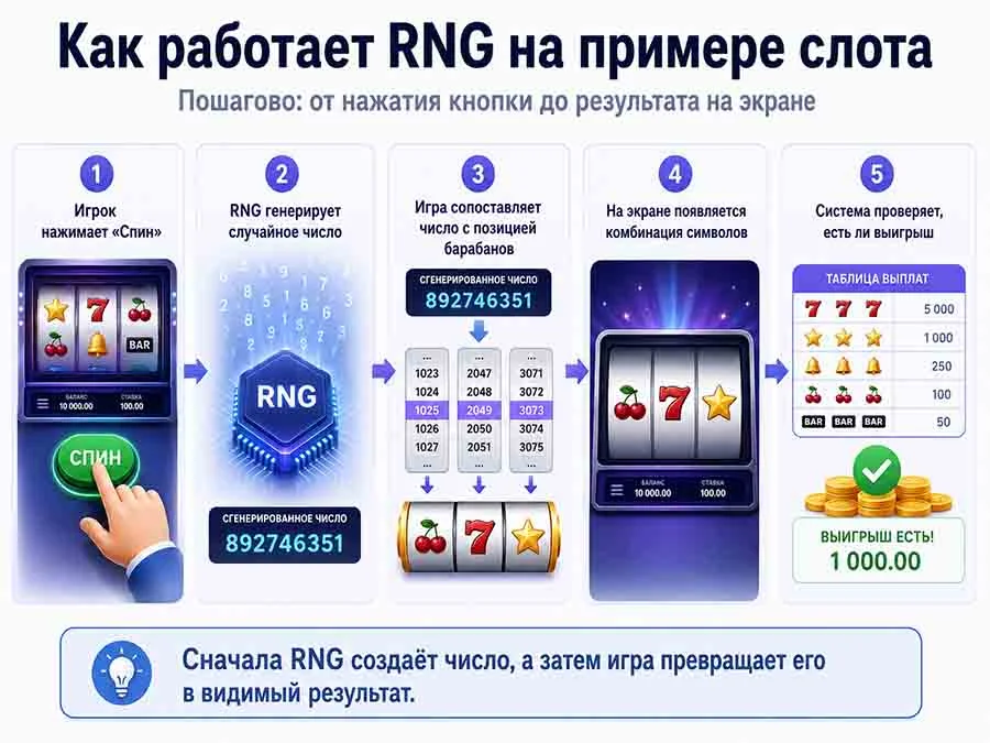 Как работает RNG - генератор случайных чисел