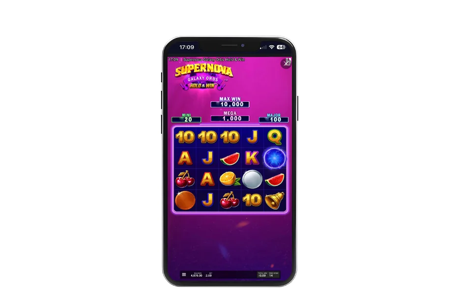 Cколько я выиграл в бонусном раунде Supernova Galaxy Orbs